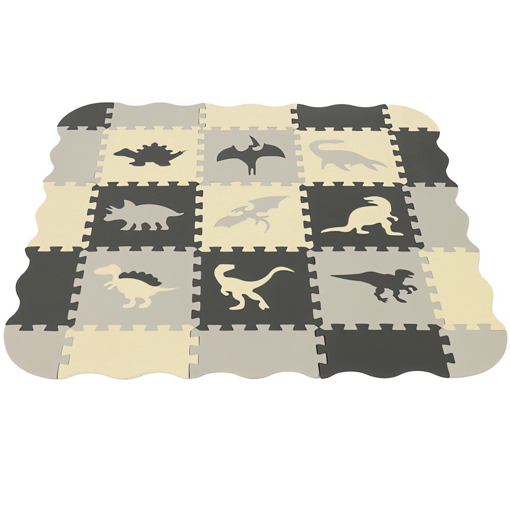 KRUZZEL Pěnové puzzle podložka 30,5 × 30,5 cm, 35 dílů