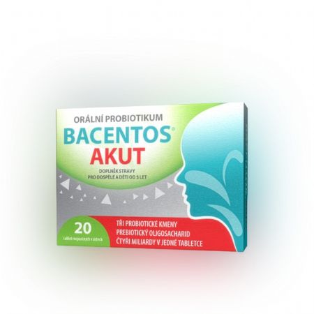 Senimed BACENTOS AKUT orální probiotikum, 20 tablet