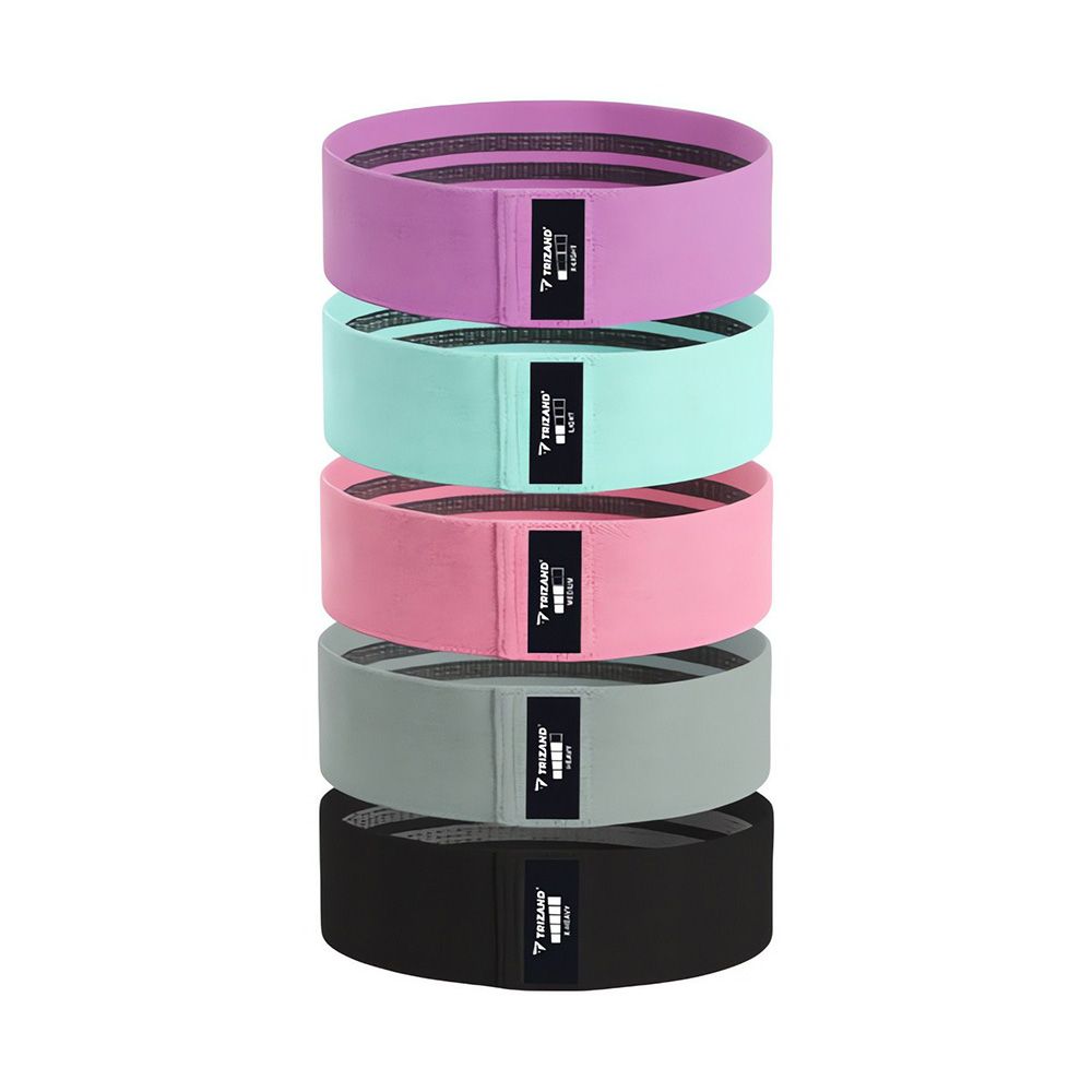 Trizand Textilní odporové gumy, set 5 ks