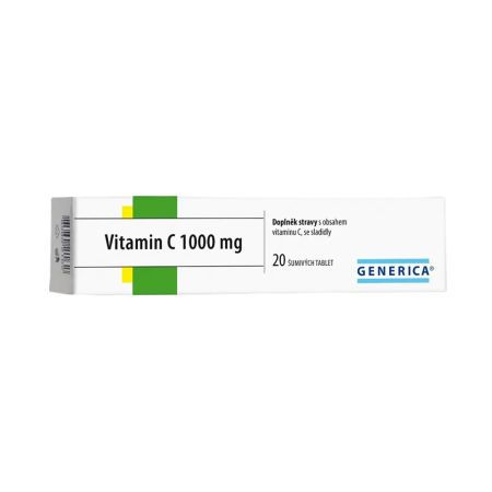 Generica Vitamin C 1000 mg 20 šumivých tablet