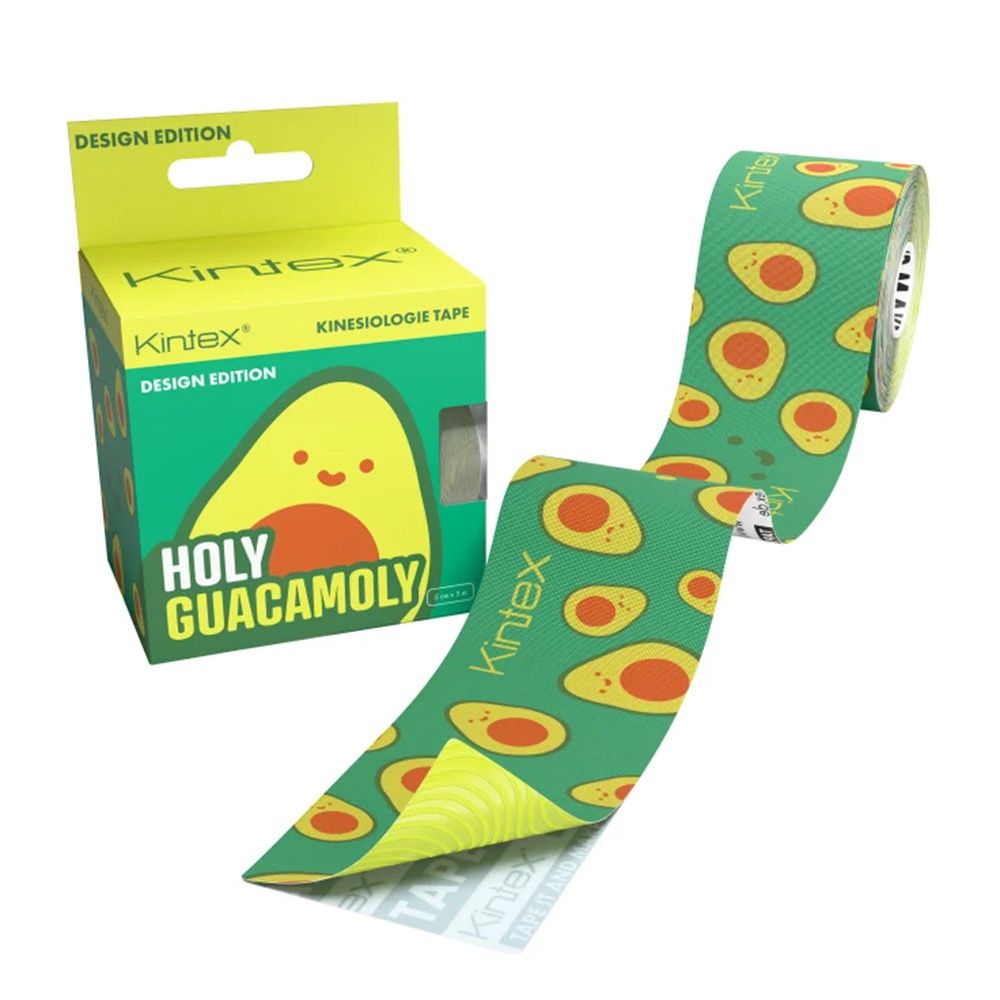 Kintex Design Kineziologický tejp - 5 m x 5 cm Barva: Holy Guacamoly