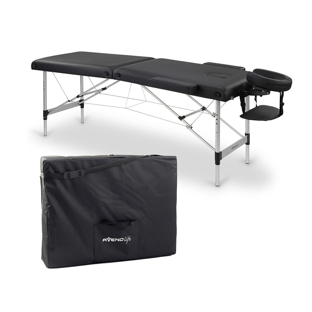 Habys Nadia - hliníkové přenosné masážní lůžko výškově nastavitelné