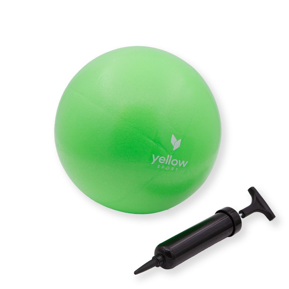 yellowSPORT GymBall Overball gymnastický míč, barva zelená, 22 cm