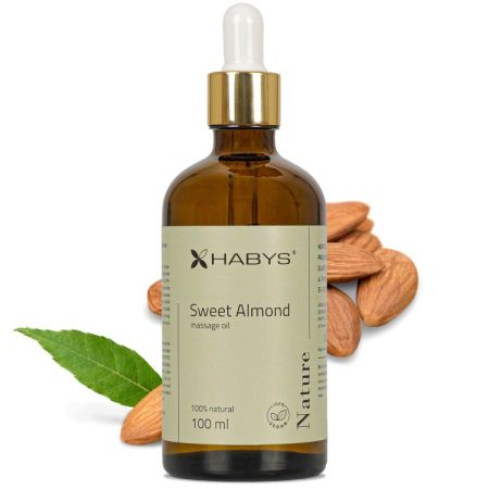 Habys Sweet Nature Almond — mandlový masážní olej,100 ml