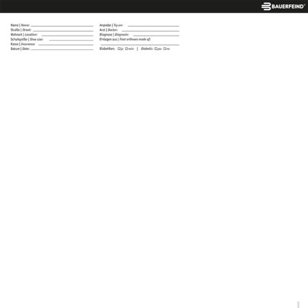 PedoPrint - listy papíru pro otisky  (500 ks)