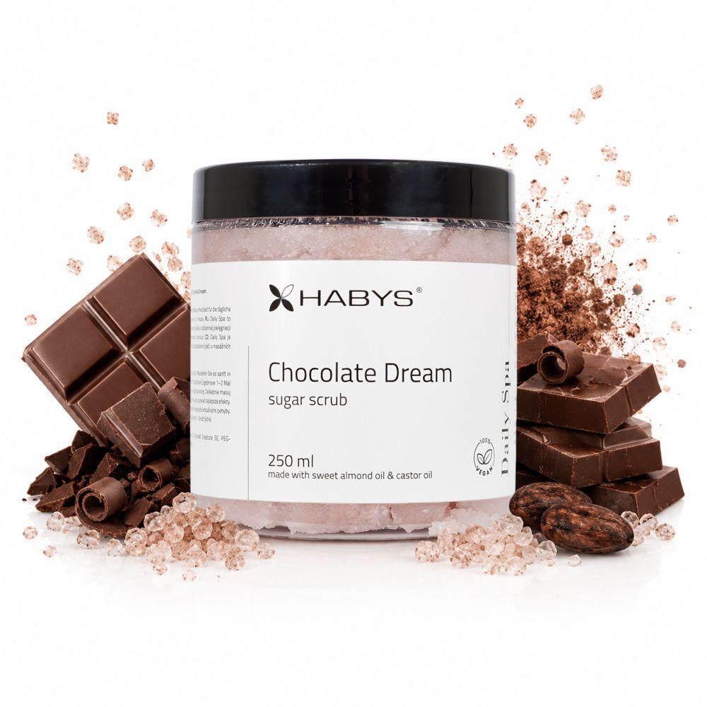 Habys Sugar Scrub Daily Spa Chocolate Dream 250 ml - tělový peeling