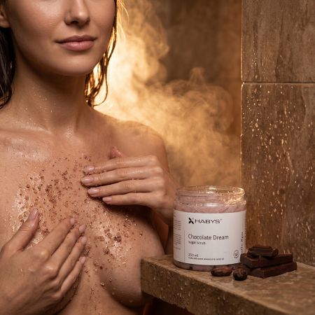 Habys Daily Spa Sugar Scrub Chocolate Dream 250 ml - telový peeling