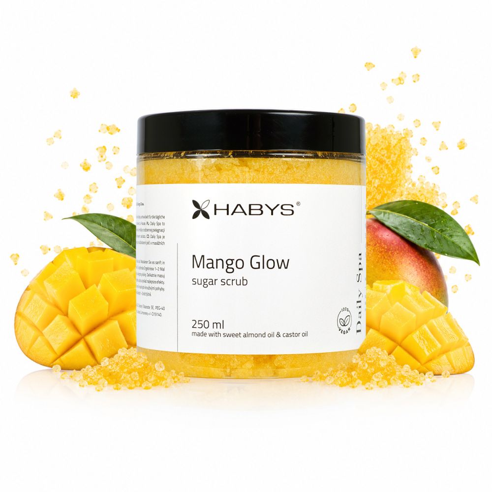 Habys Daily Spa Mango Glow Sugar Scrub 250 ml - tělový peeling