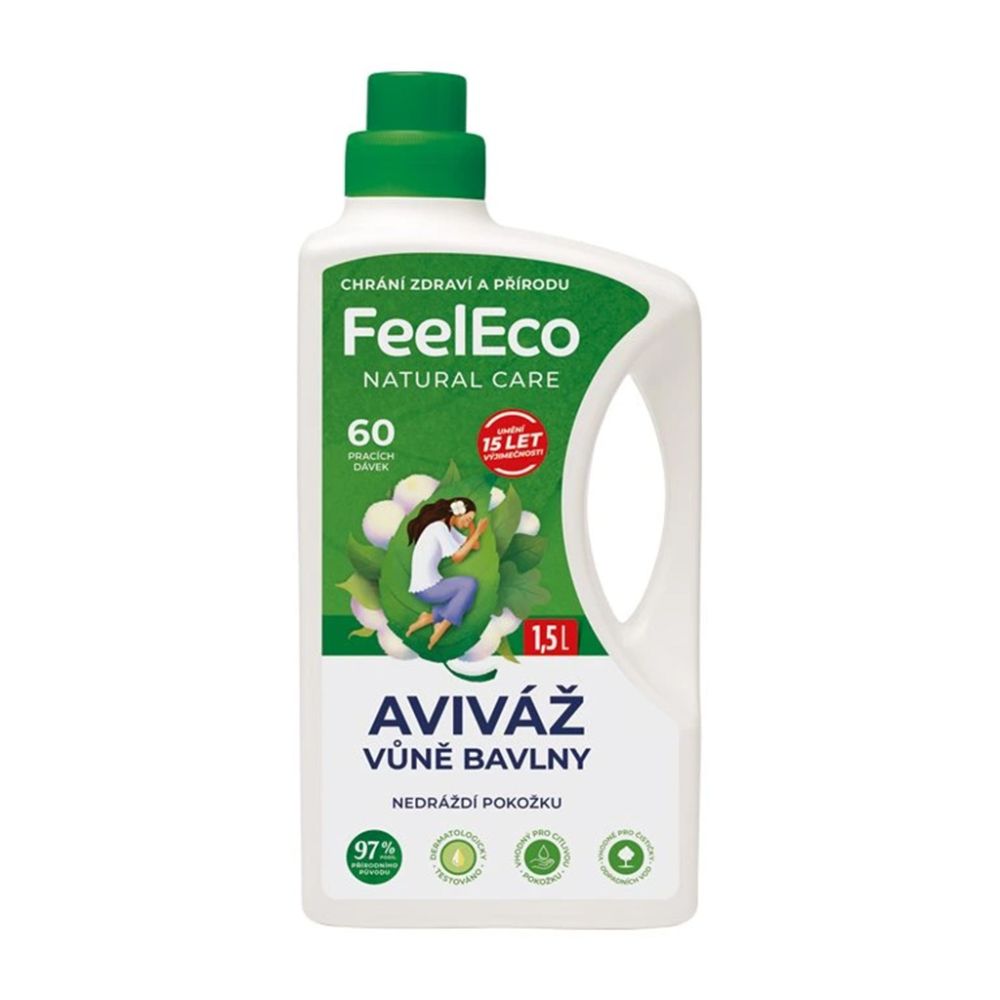 FeelEco Aviváž s vůní bavlny 1,5 l