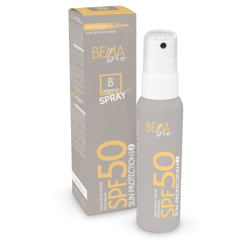BemaBio Opalovací krém SPF 50 ve spreji 100 ml