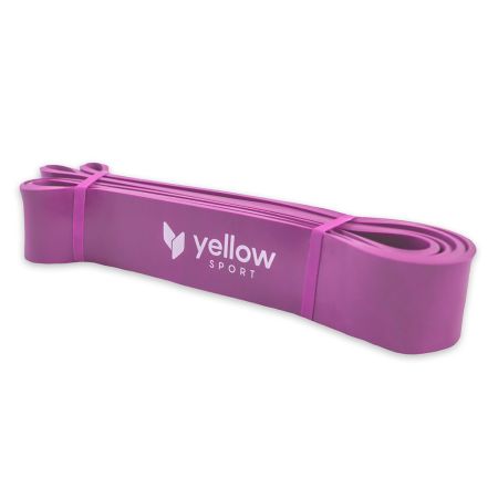 yellowSPORT Power Band guma na cvičení 45-54 kg, fialová