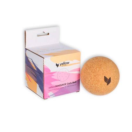 yellowSPORT Cork Ball – korkový masážní míček 8 cm