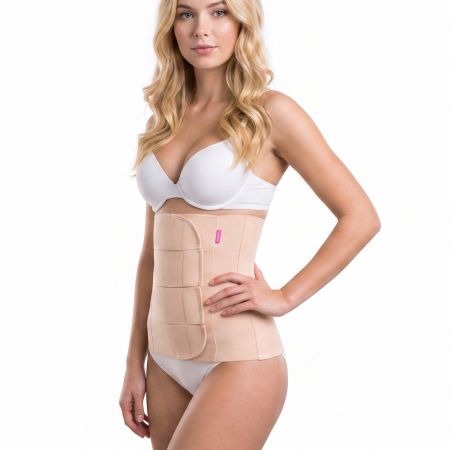 Lipoelastic KPlus kompresní pooperační břišní pás na suchý zip