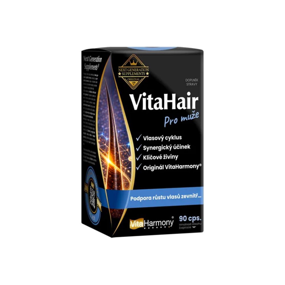 VitaHarmony VitaHair pro muže, 90 kapslí