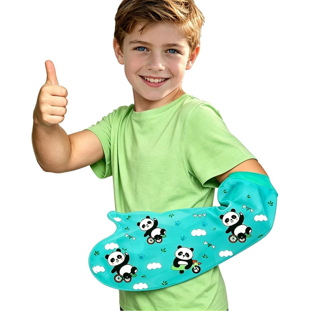 Panda Dětský vzorovaný vodotěsný návlek do sprchy na ruku