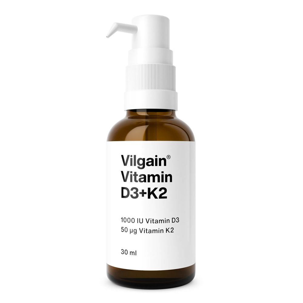 Vilgain Vitamin D3+K2 imunita a správná funkce svalů, 30 ml