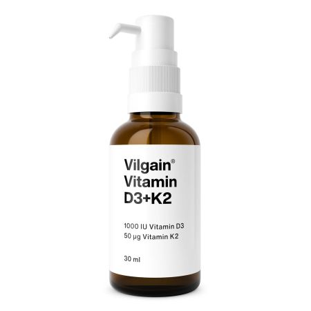 Vilgain Vitamin D3+K2 imunita a správná funkce svalů, 30 ml