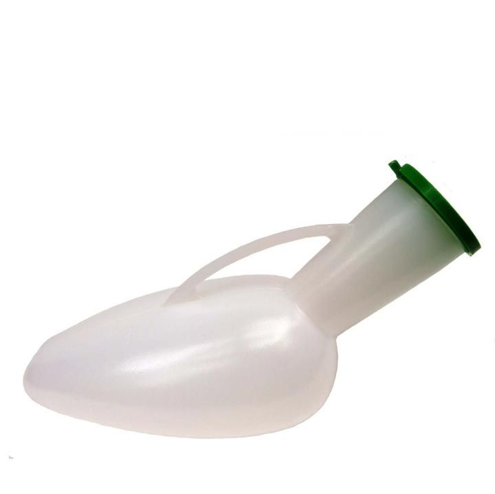 Láhev na moč mužská s víčkem 1 ks