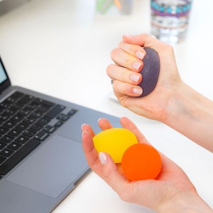 Posilovač prstů - gelový míček měkký