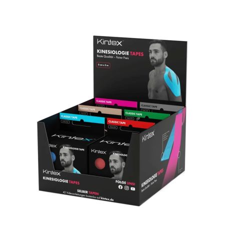 Kintex Classic kineziologický tejp sada 6 barev 5 cm x 5 m