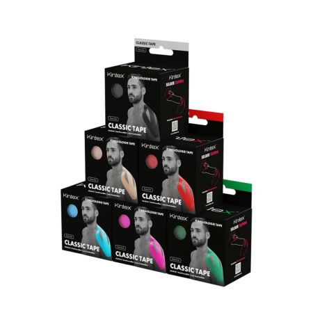 Kintex Classic kineziologický tejp sada 6 barev 5 cm x 5 m