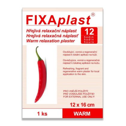 Náplast Fixaplast WARM hřejivá 12 x 16 cm