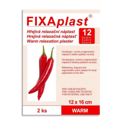 Náplast Fixaplast WARM hřejivá 12 x 16 cm
