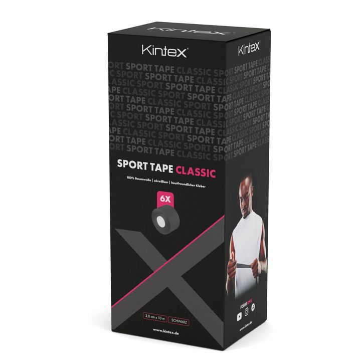 Kintex Sport Tape - fixační tejp 3,8 cm x 10 m - box 6 kusů