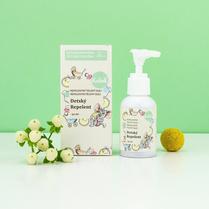 Kvitok Dětský repelentní olej (50 ml)