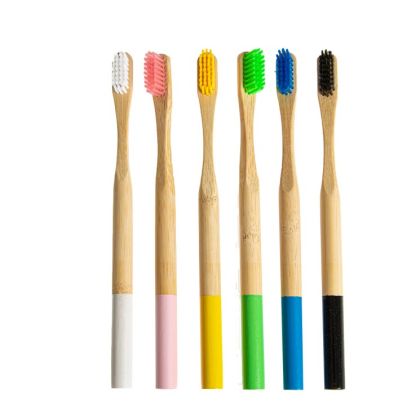 beUnik Bambusový kartáček na zuby barevný - soft