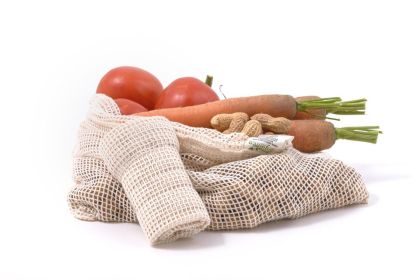 Tierra Verde sáček síťový na potraviny z biobavlny – střední 38x30cm 1ks