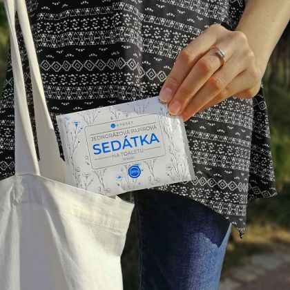Hygset Jednorázová papírová sedátka na toaletu - 10 ks