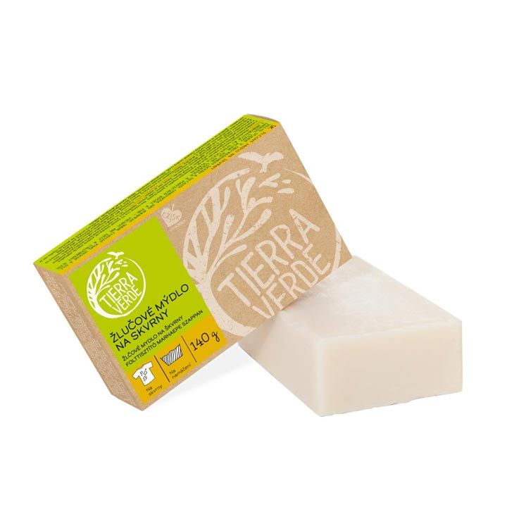 Tierra Verde žlučové mýdlo na praní, odstraňovač skvrn 140 g