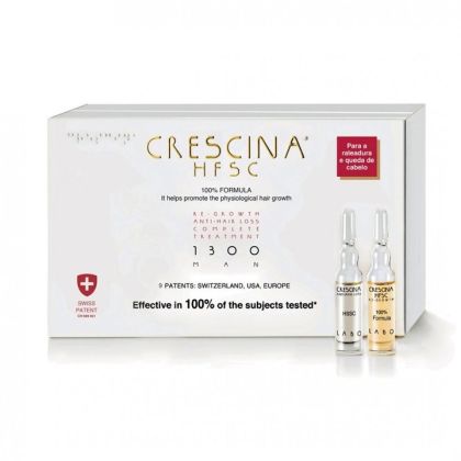 Crescina HFSC - 100% Péče pro podporu růstu vlasů a proti vypadávání vlasů 20 x 3,5 ml