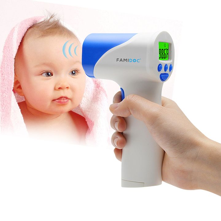 FAMIDOC FDIR-V22 Bezkontaktní čelní teploměr 2v1