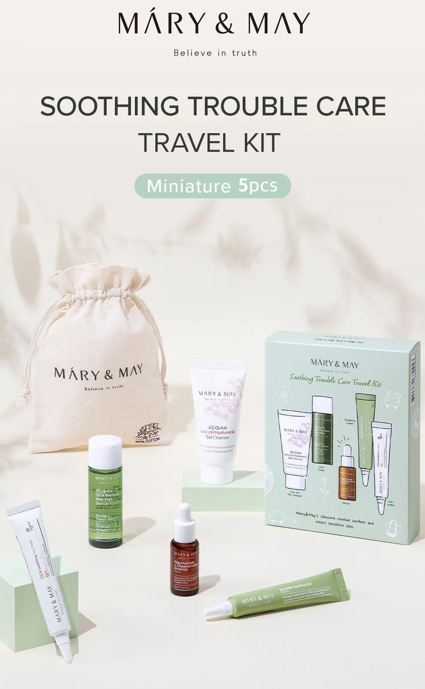 Mary & May Soothing Trouble Care Travel Kit
