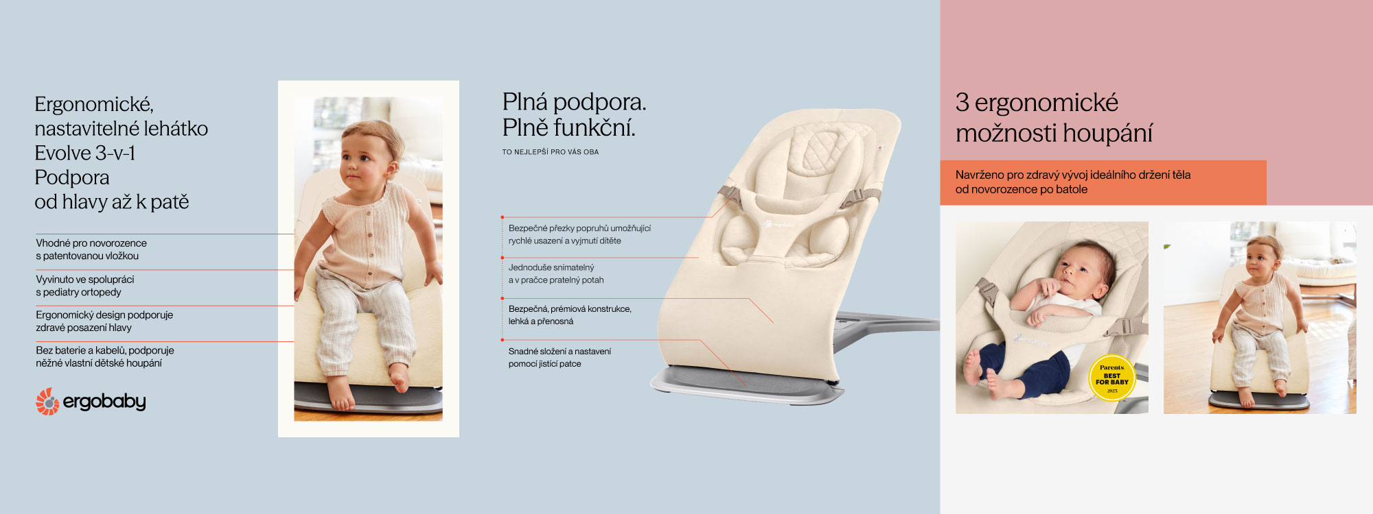 Kategorie EVOLVE Ergonomické Lehátka 