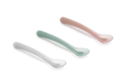 SUAVINEX | Silikonová lžička HYGGE - šedá