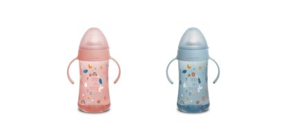 SUAVINEX | Druhá láhev s oušky FOREST 270 ml - modrá 