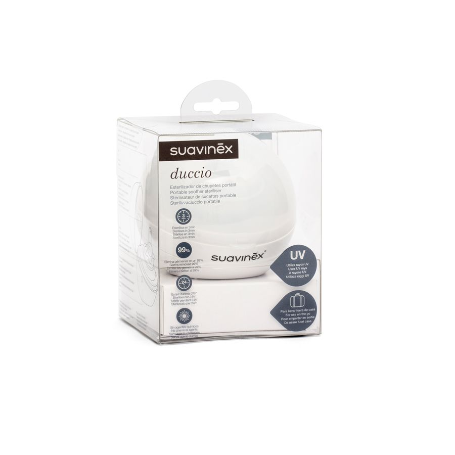 SUAVINEX | UV STERILIZÁTOR na dudlíky - BÍLÝ