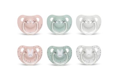 SUAVINEX | Premium dudlík anatomický HYGGE +18 m VOUSKY - RŮŽOVÁ