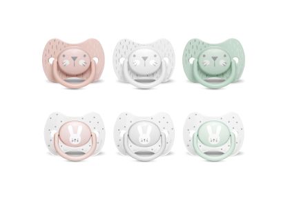 SUAVINEX | Premium dudlík fyziologický HYGGE +18 m VOUSKY - ZELENÁ