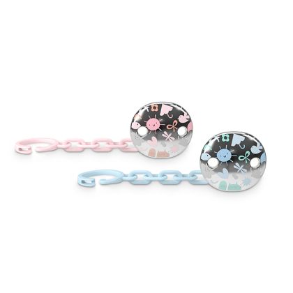 SUAVINEX | Klip na dudlík šperk MEMORY - růžová