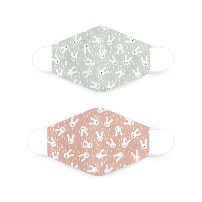 ROUŠKA HYGGE 6-10let 2kusy PINK + GREEN