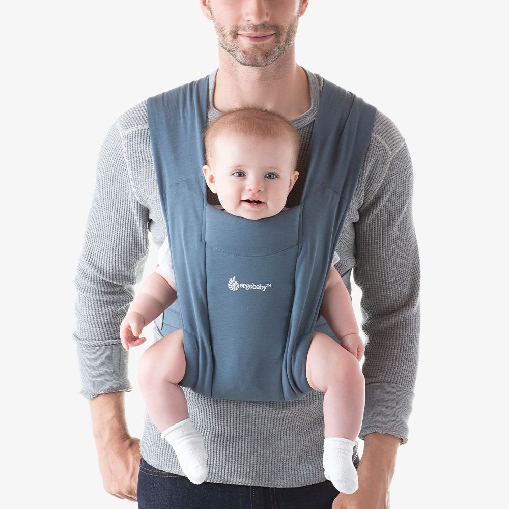 ERGOBABY | Nosítko EMBRACE - SOFT KNIT - OXFORD BLUE