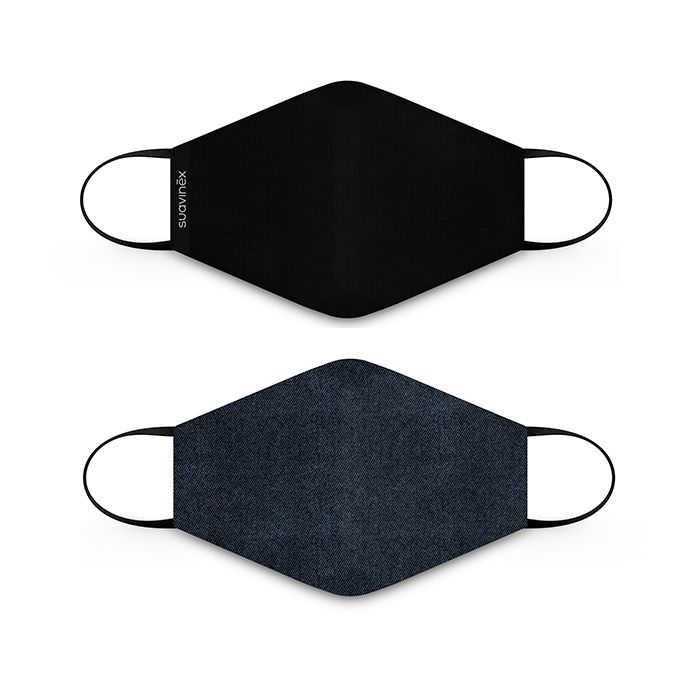 ROUŠKA HYGGE +10 let 2kusy  DENIM + BLACK