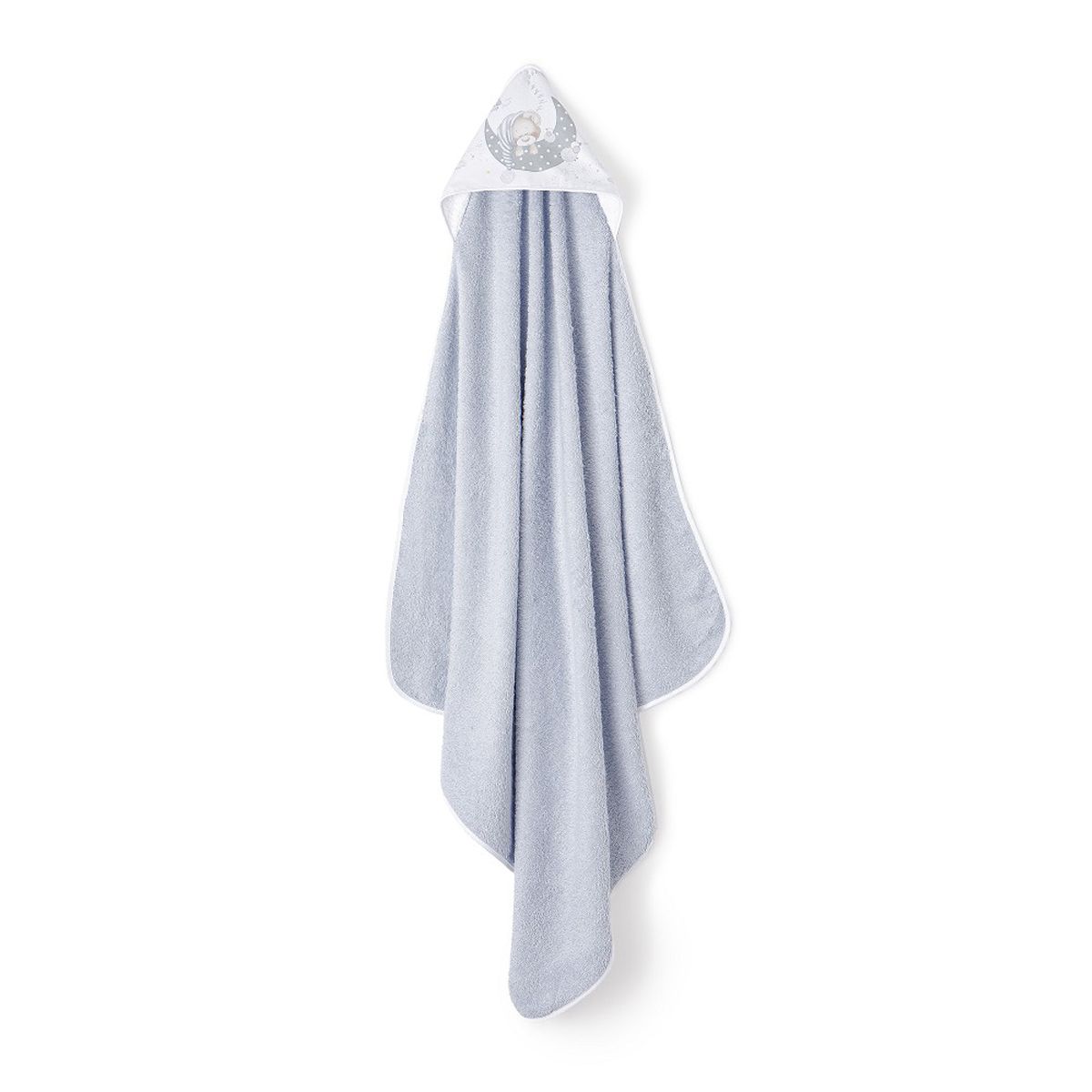 INTERBABY | OSUŠKA froté Medvídek spí - šedá