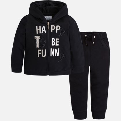 Tepláková souprava MAYORAL černá HAPPY 9 let 