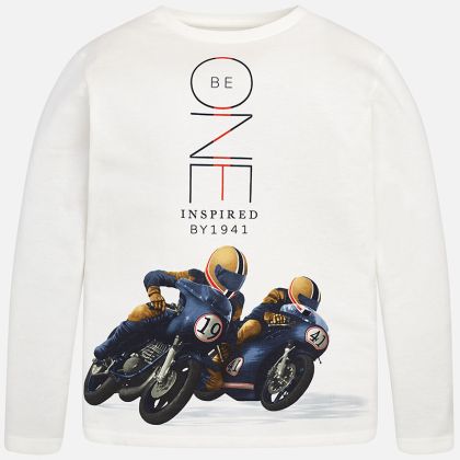 Triko MAYORAL bílé BE ONE - 16 let 