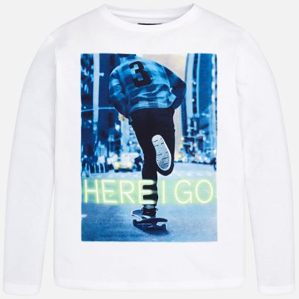 Triko MAYORAL bílé GO 